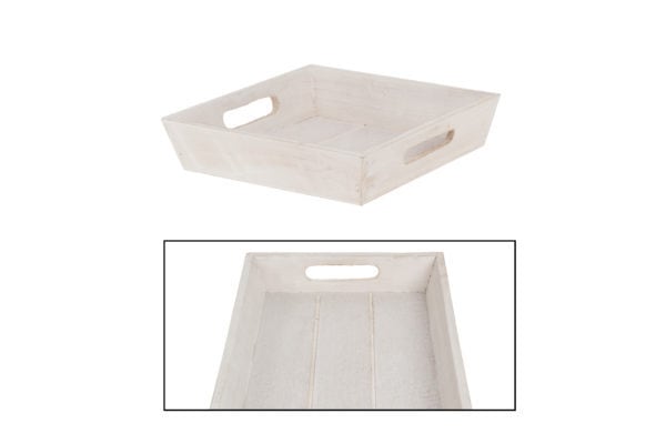 SNUGG Natural Collections kuultovalkoinen tarjotin