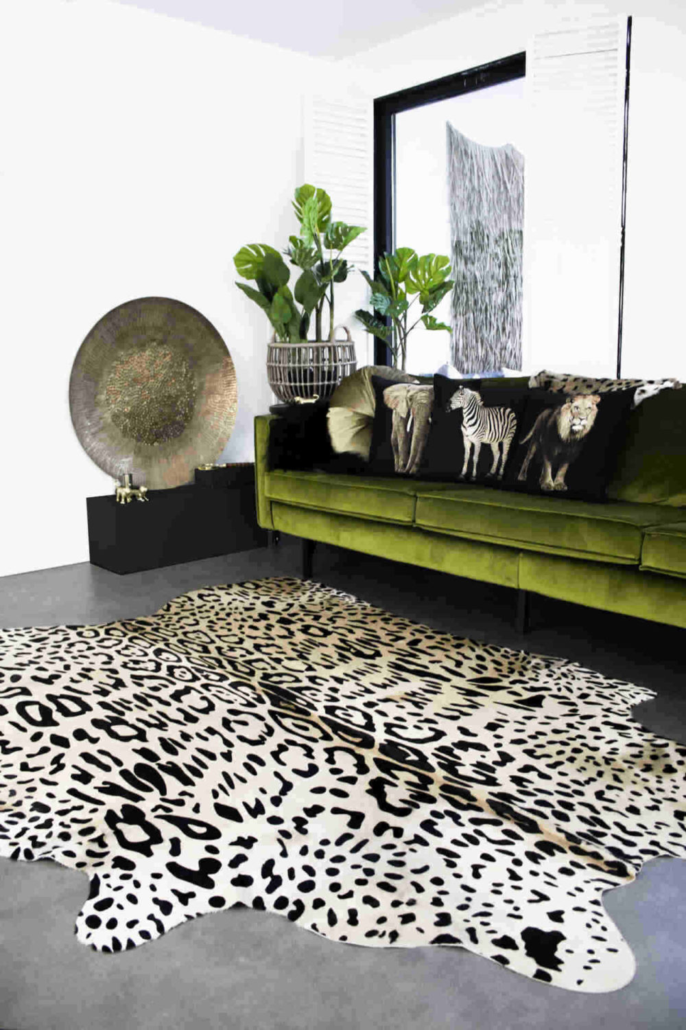 Snugg Lehmäntalja, värjätty jaguaari