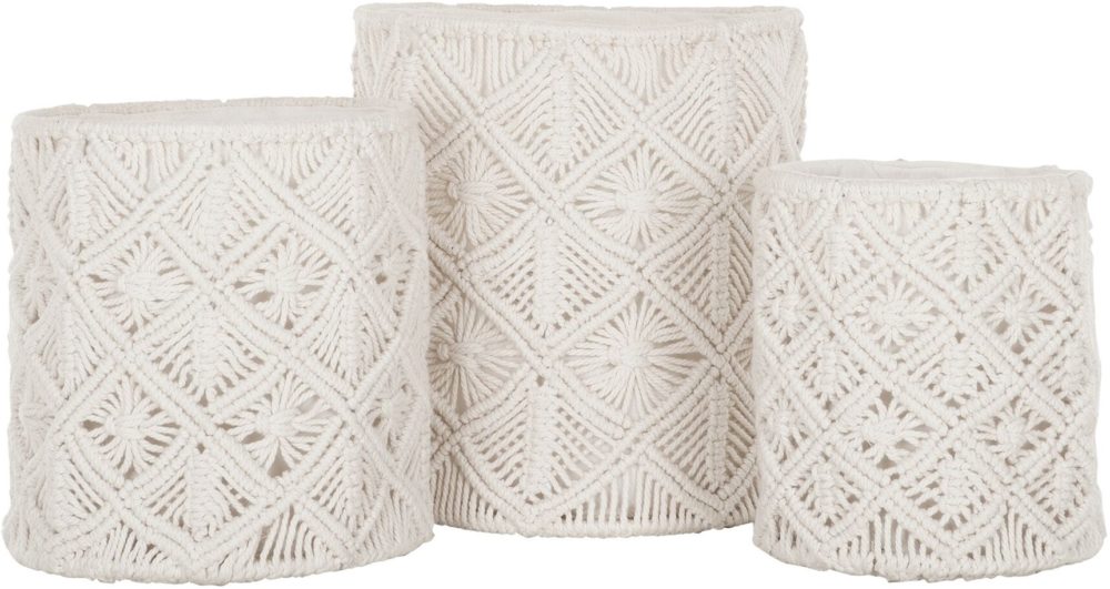 Boho korit 3kpl setti