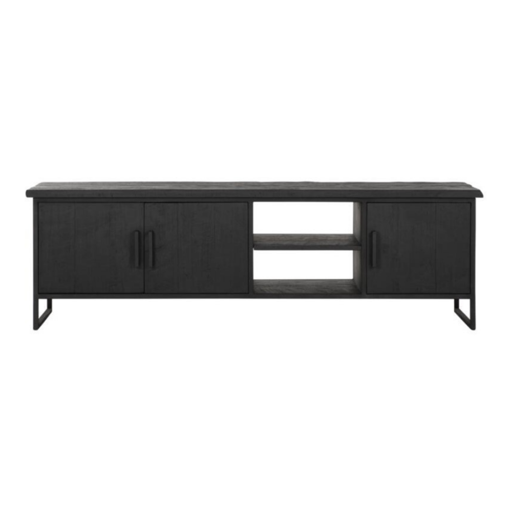 Timeless puinen tv taso Beam 180, musta