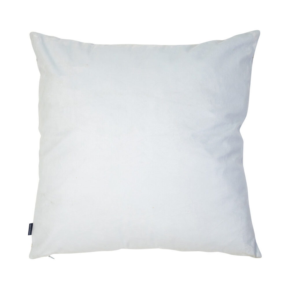 Käsinkoristeltu sisustustyyny 45x45, kevätpeura takaa