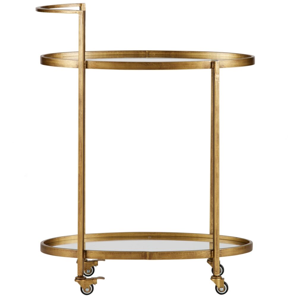Kultainen tarjoiluvaunu, brass