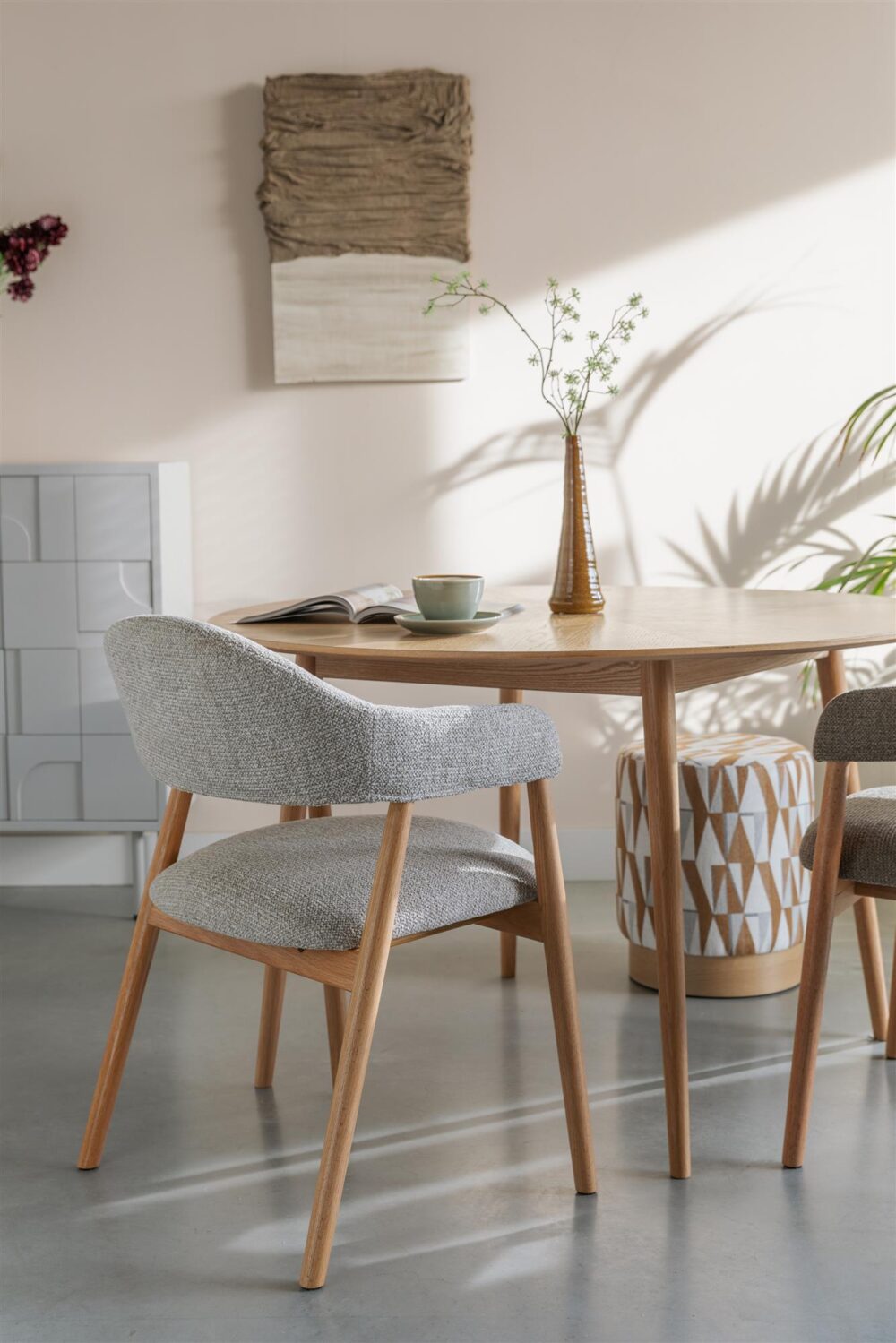 Cosy ruokapöydän tuoli valkoinen