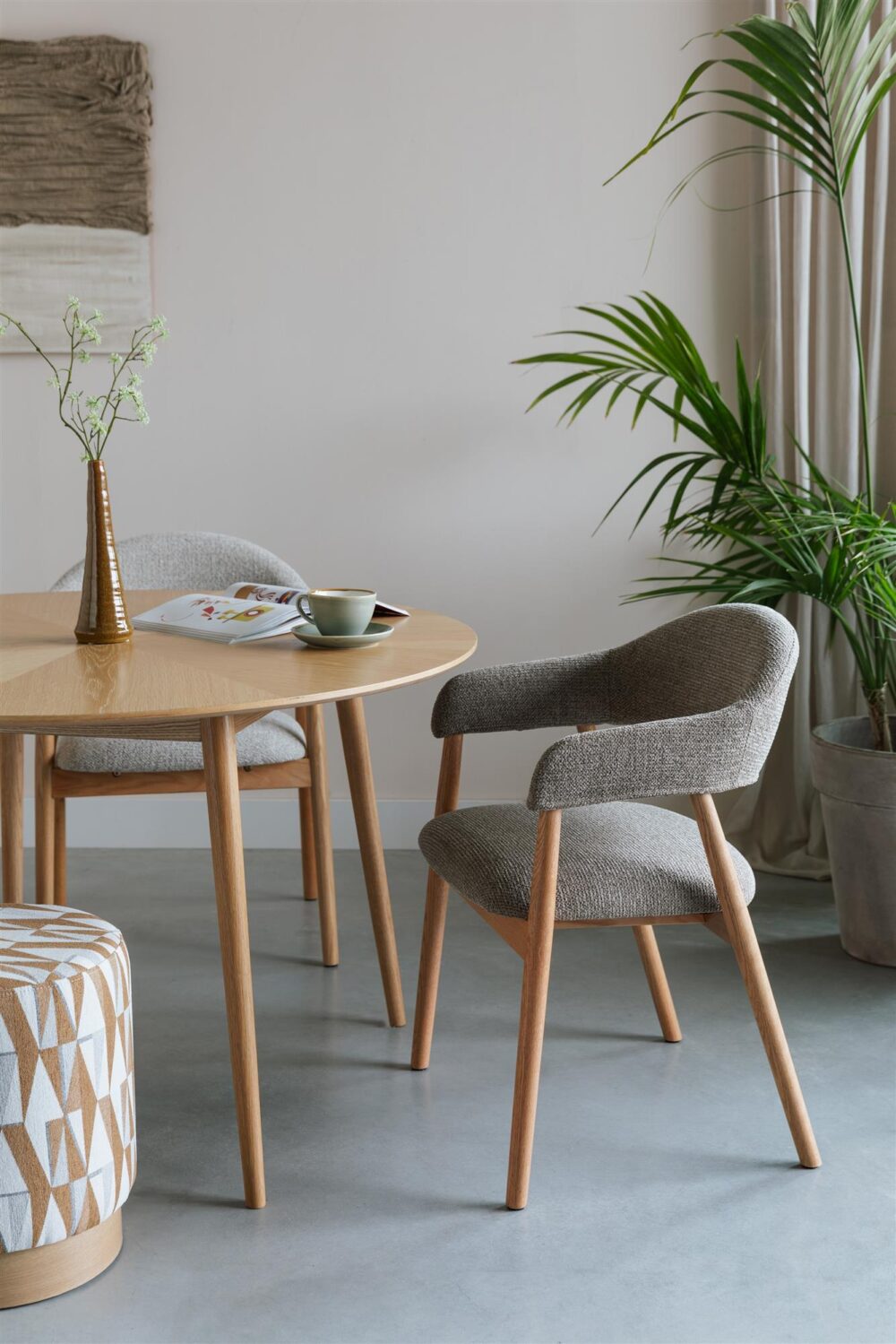Cosy ruokapöydän tuoli ruskea